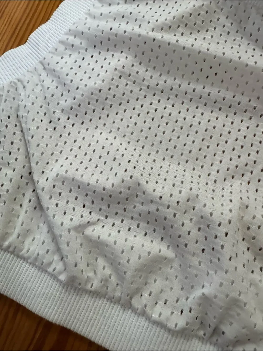 ALO White Mesh Bralette